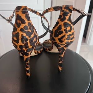 Zara leopard heels